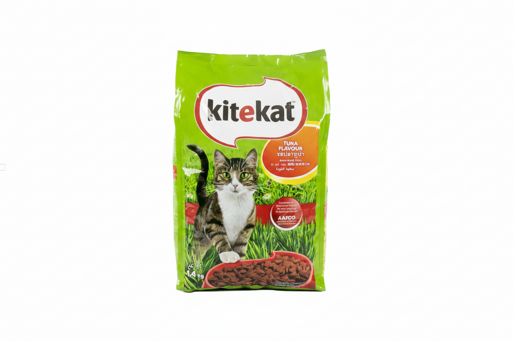 Kitekat - طعام قطط بالغين بنكهة التونة لتغذية متوازنة وصحة مثالية