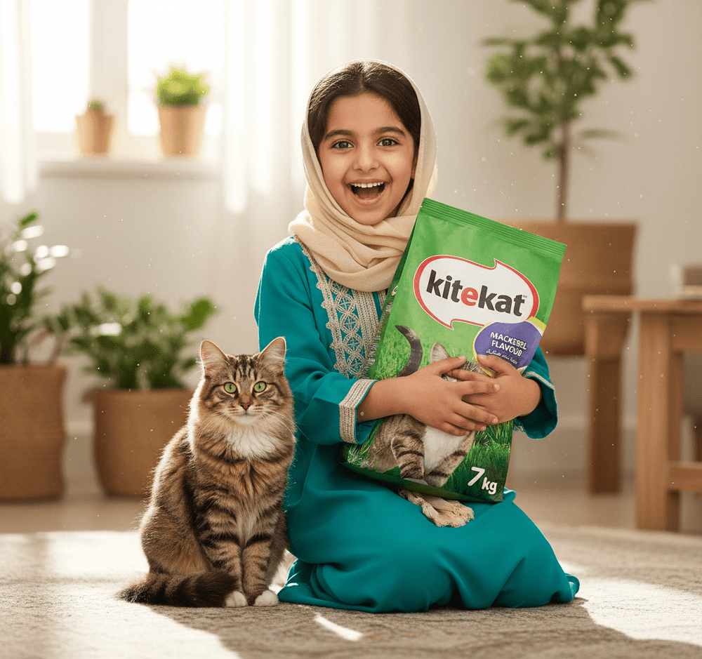 طعام قطط كايت كات بنكهة الماكريل – 7 كغم