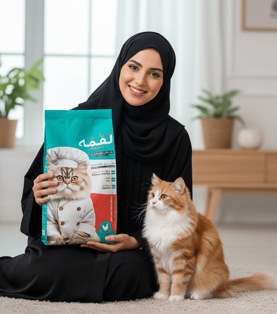لقمة – طعام جاف للقطط بنكهة الدجاج 7 كيلو