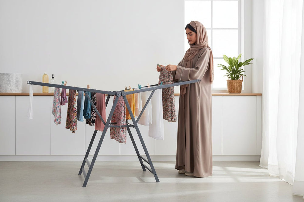 منشر غسيل قابل للطي 164 × 62 × 115 سم من نايس Nice