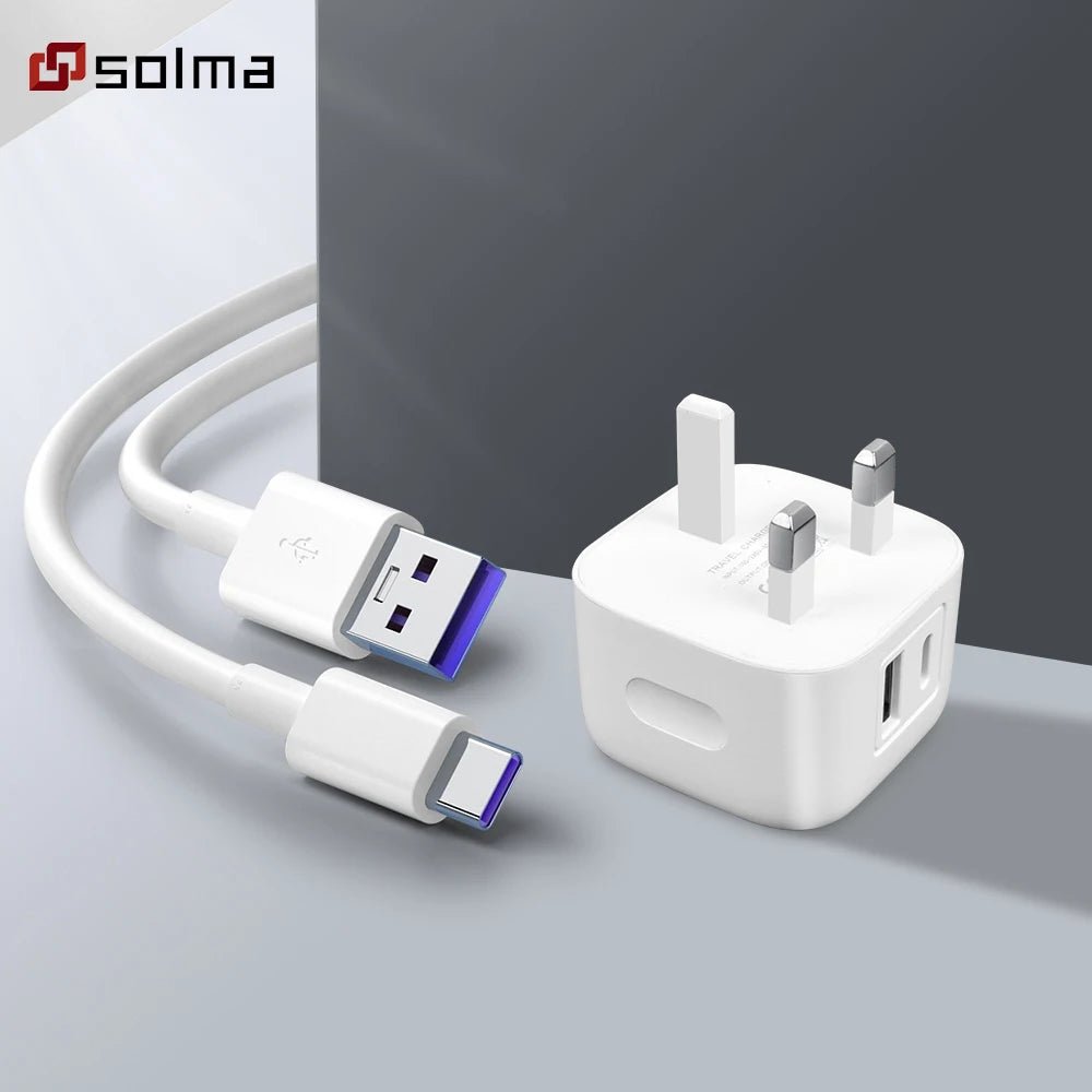 شاحن جداري PD + USB محمول