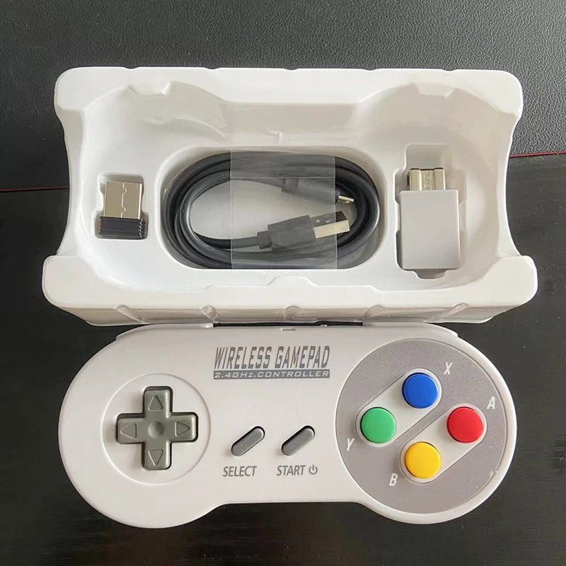 Colorful Wireless Game Controller - 2.4G Controller with Colorful Buttons for Nintendo Switch, PC, Android, and iOS