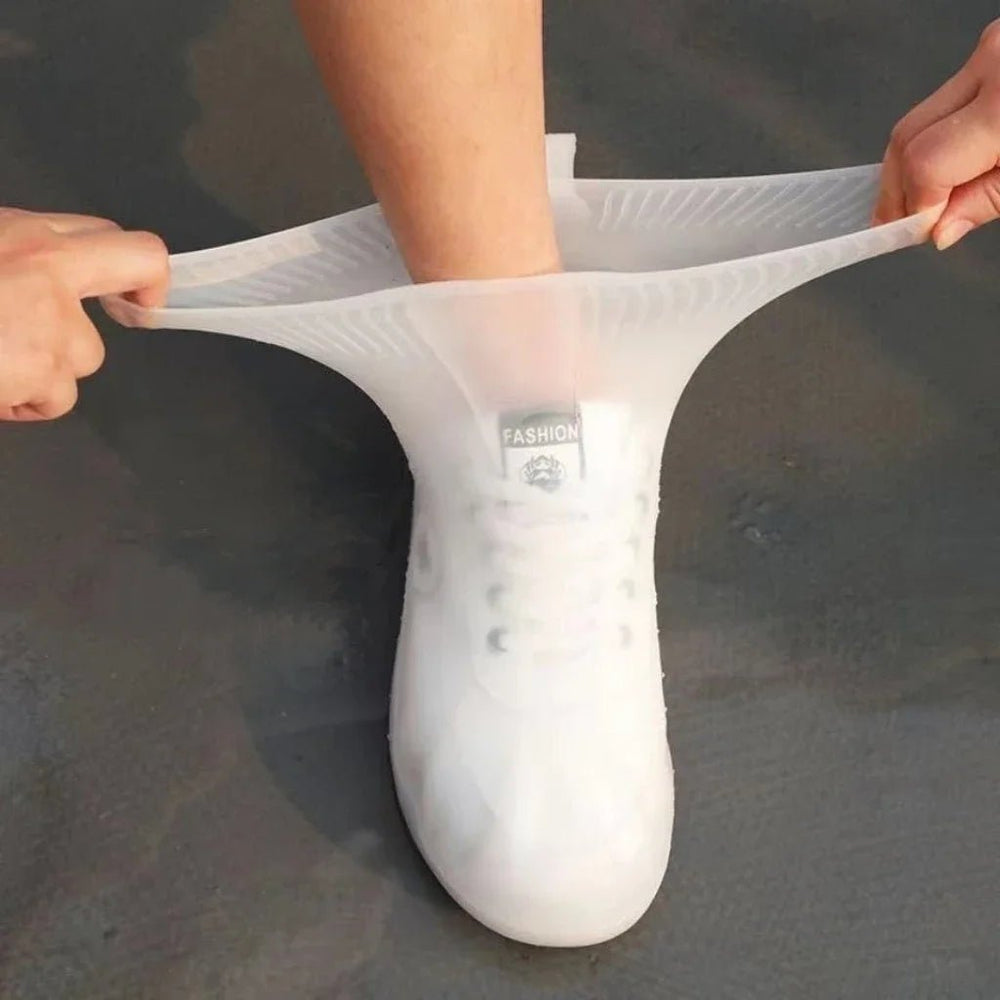 Reusable waterproof shoe covers
