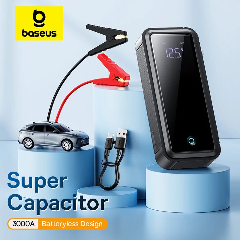 جهاز تشغيل سيارات Baseus 3000A سريع للطوارئ