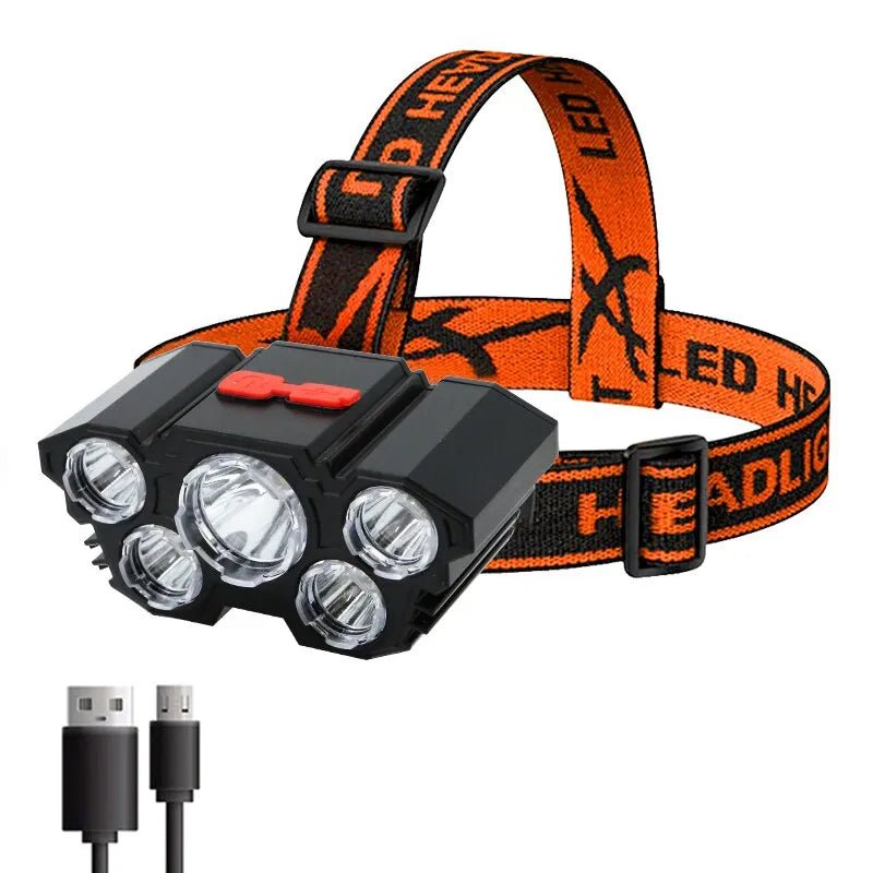 Rechargeable LED Headlamp for Hiking and Camping