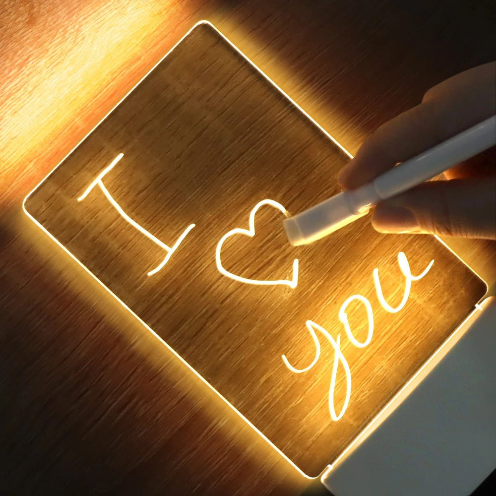 USB Message Board with Night Light - Creative Gift 