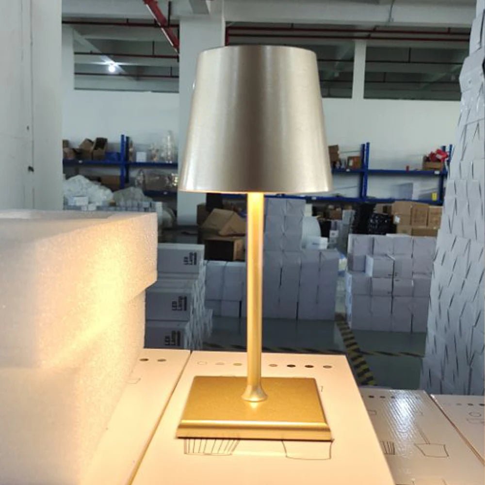 Multi-colored wireless charging lamp