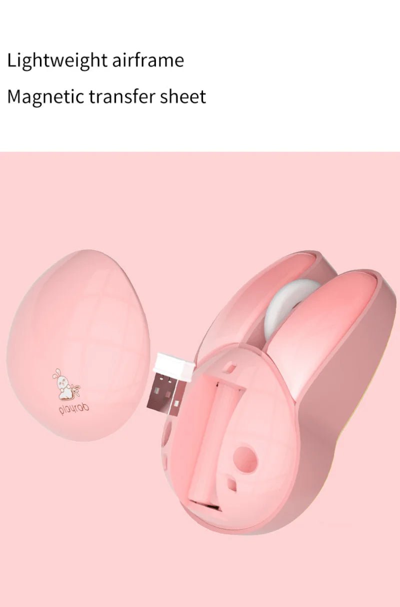 Cute rabbit design wireless mouse