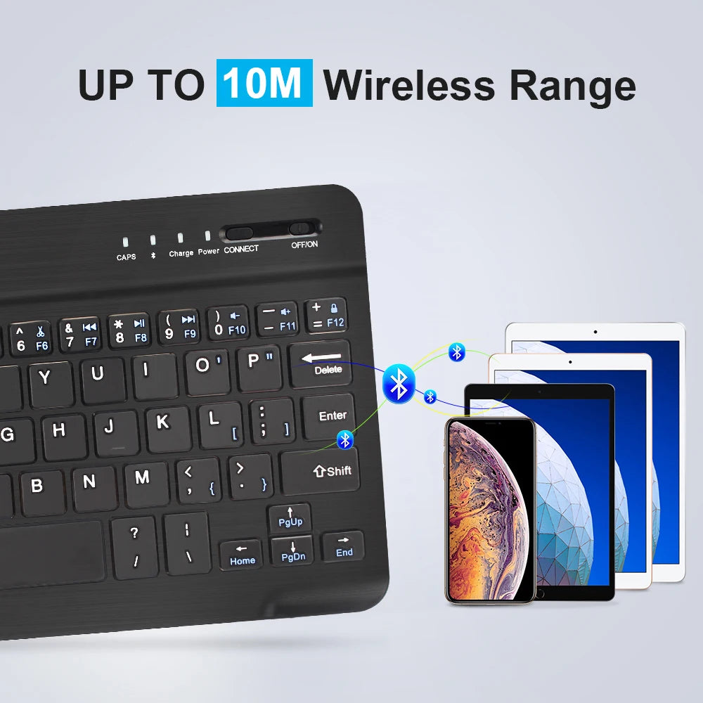 Bluetooth Wireless Keyboard Mini Keyboard For Laptop Tablet Phone Ipad ...
