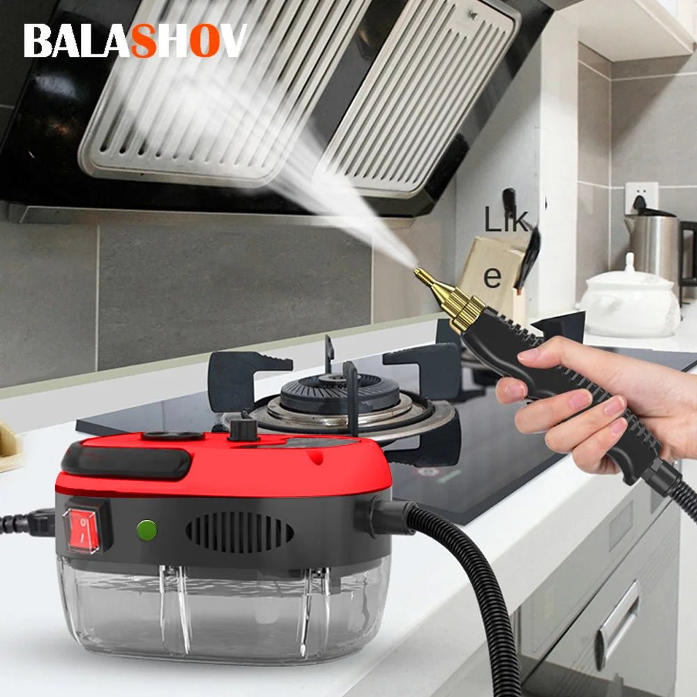2500W high-temperature steam cleaner for versatile cleaning.
