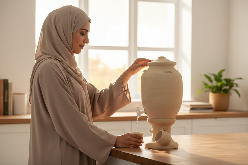 Water thermos with a high-quality ceramic cup