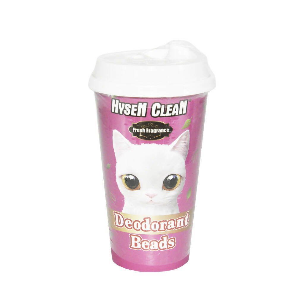 Hysin Clean Cat Litter Deodorizer Beads, Fresh Scent, 450g