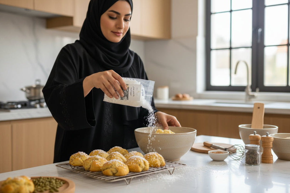 سكر لؤلؤي بلجيكي للوافل والحلويات  500 غرام