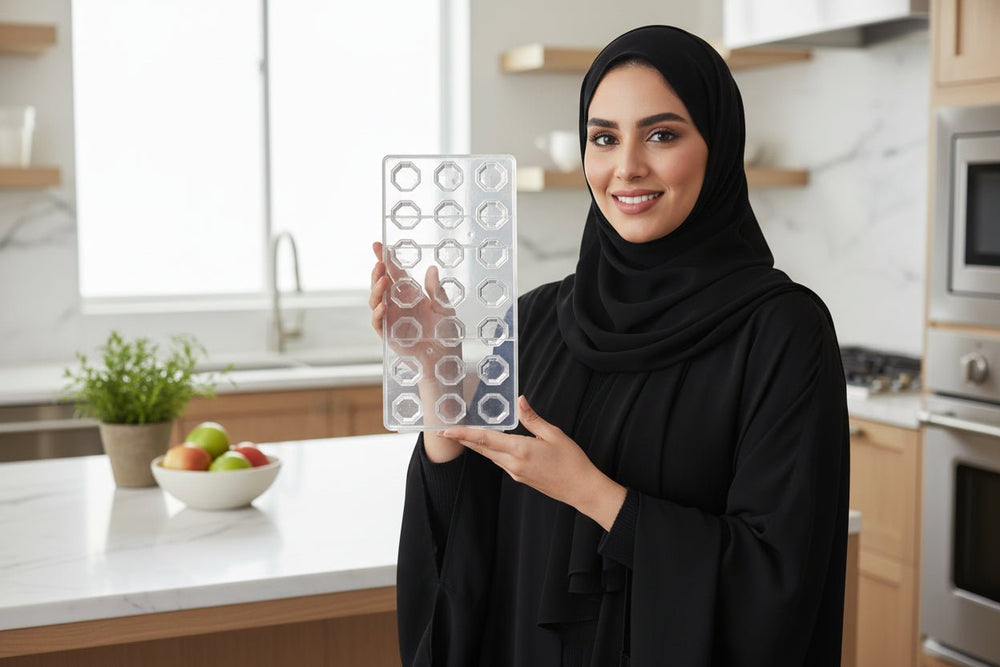 قالب شكولاتة بلاستيك جوهرة 21 تجويف