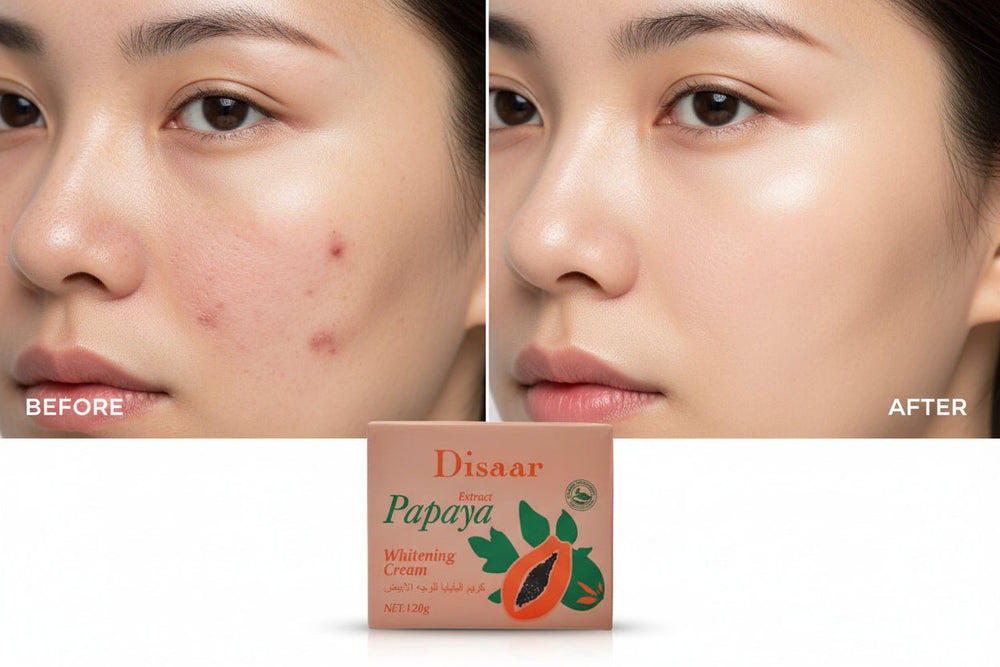 كريم البابايا الأبيض للوجه بخلاصة البابايا من  Disaar Beauty