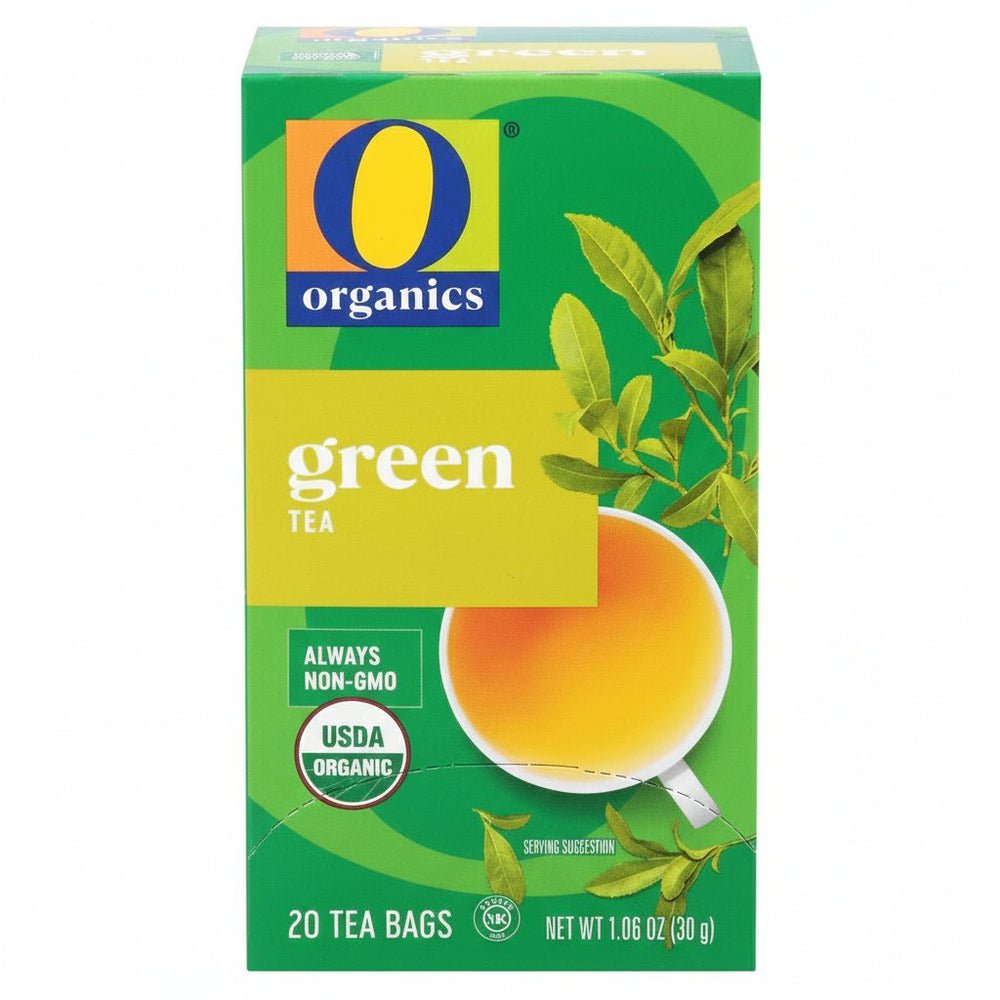 شاي أخضر عضوي نكهة طبيعية ونقاء مضمون من O Organics