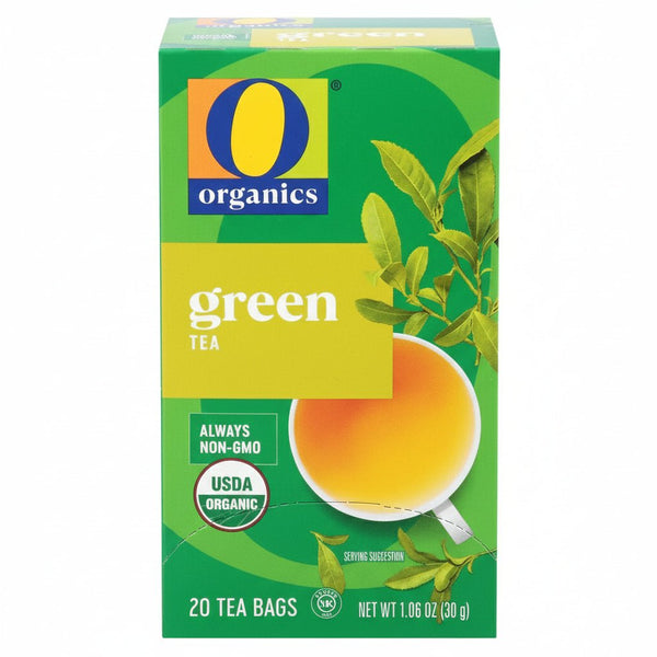 شاي أخضر عضوي نكهة طبيعية ونقاء مضمون من O Organics