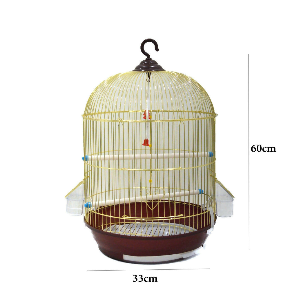 Round metal bird cage 
