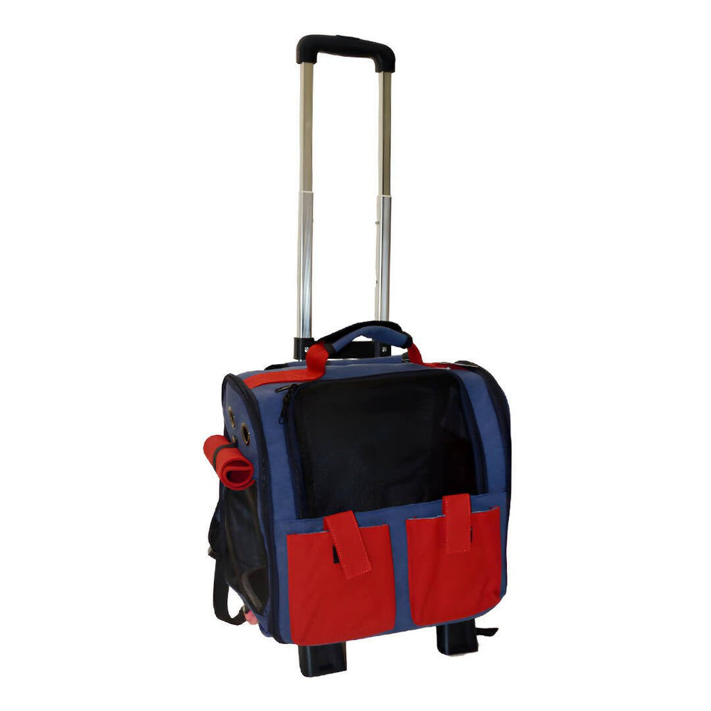 Cat and Pet Carrier Backpack with Wheels