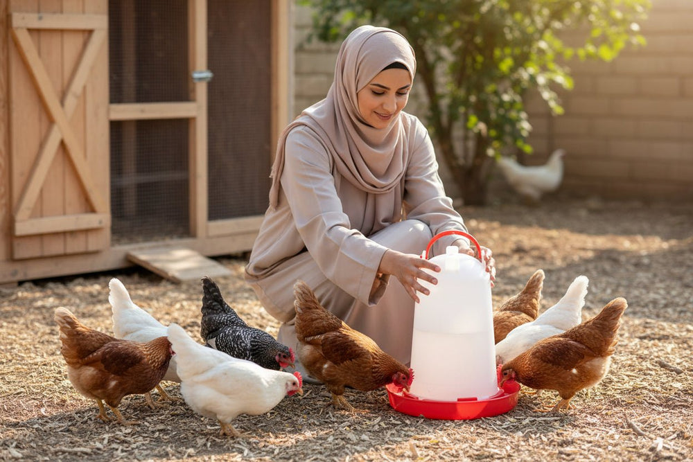 High-quality plastic bird drinker - 2.5 liters 