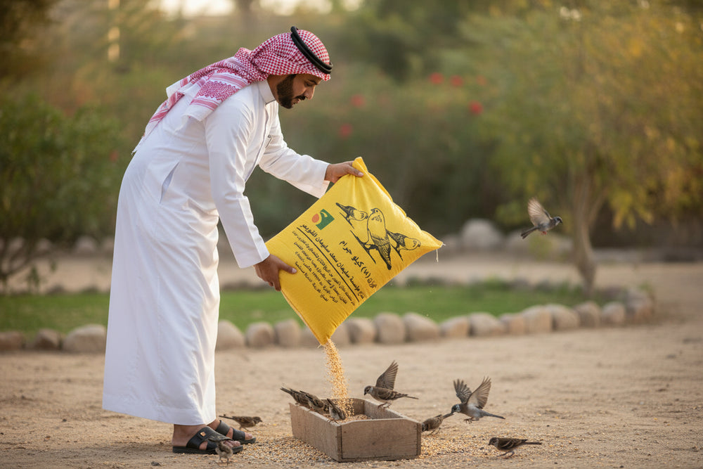 أعلاف طيور عالية الجودة خليط متكامل لتغذية الطيور والدواجن 18 كجم