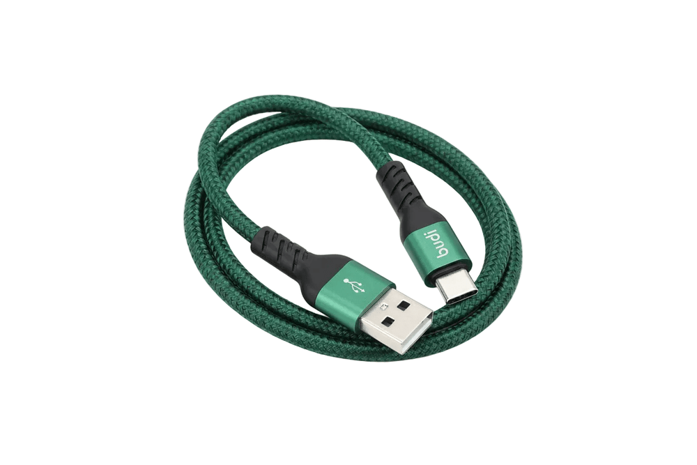كابل شحن ومزامنة Budi USB إلى Type-C شحن أسرع وتصميم متين