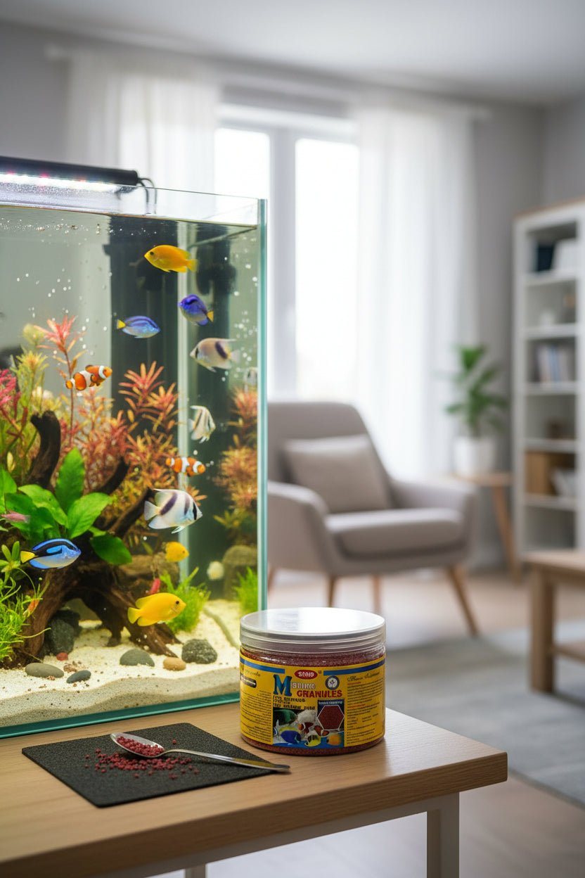 علف أسماك بحرية حبيبات SISO Marine Granules