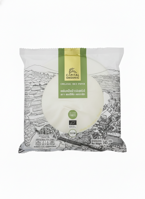 ورق أرز عضوي خالي من الجلوتين – كابيتال أورجانيك 145 جم
