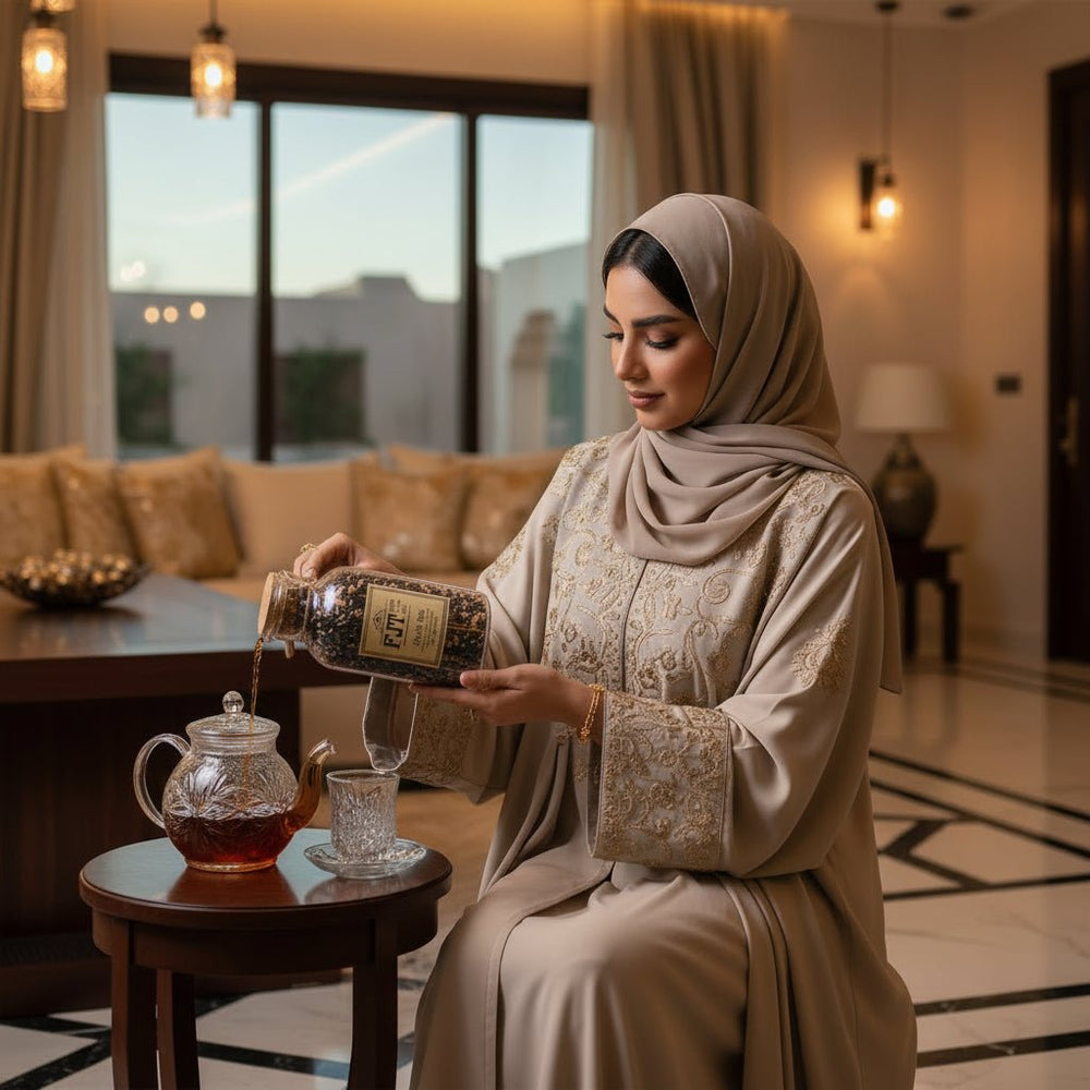 شاي الأسود المنقوع بعصير الزنجبيل 100 جرام