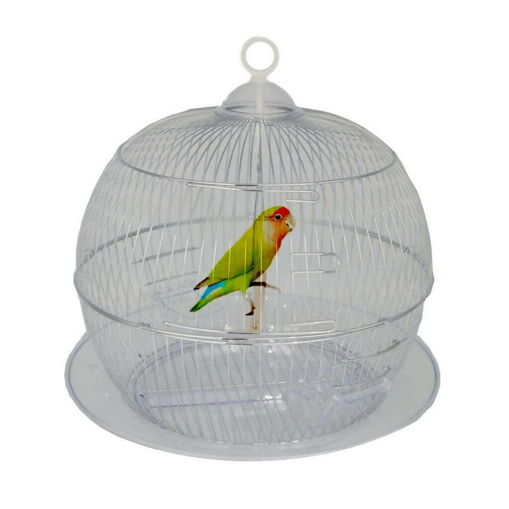 Round metal bird cage 