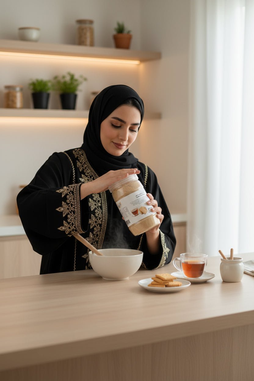 بودرة بسكويت الشاي 400 جرام من كوينز