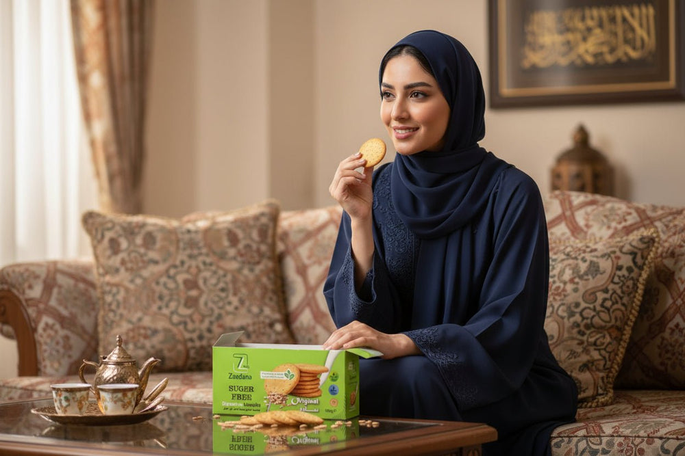 بسكويت دايجستف سادةخالي من السكر 180 جم زادنا