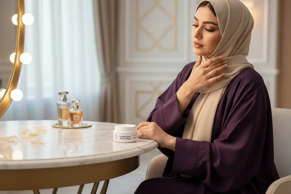 كريم مسك الطهارة للعناية والتعطير من العطار 25 جم نعومة وانتعاش برائحة مسك فواحة