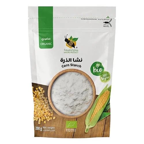 نشا الذرة العضوي منتج الطبيعة 200 جم