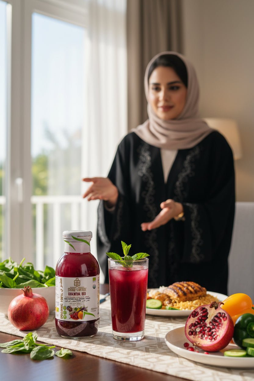 عصير الرمان بالخضار العضوي 750 مل Georgia's Natural - آنية المنزل الراقي