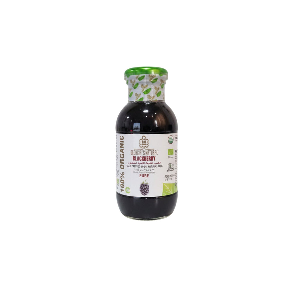 عصير التوت الأسود العضوي 200 مل Georgia’s Natural - آنية المنزل الراقي