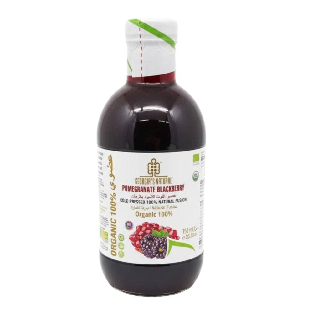 عصير التوت الأسود بالرمان 750 مل Georgia's Natural - آنية المنزل الراقي