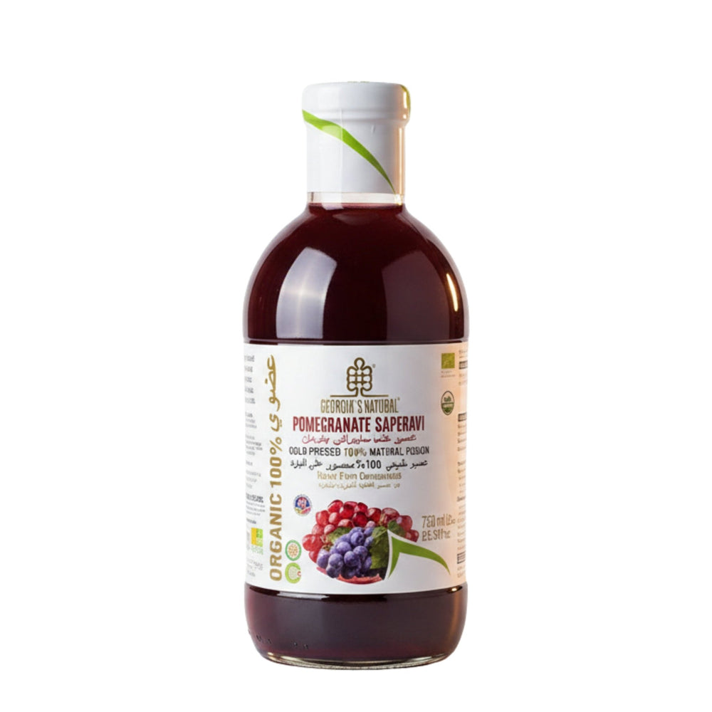 عصير Georgia's Natural بعنب سابير أفي والرمان 750 مل - آنية المنزل الراقي