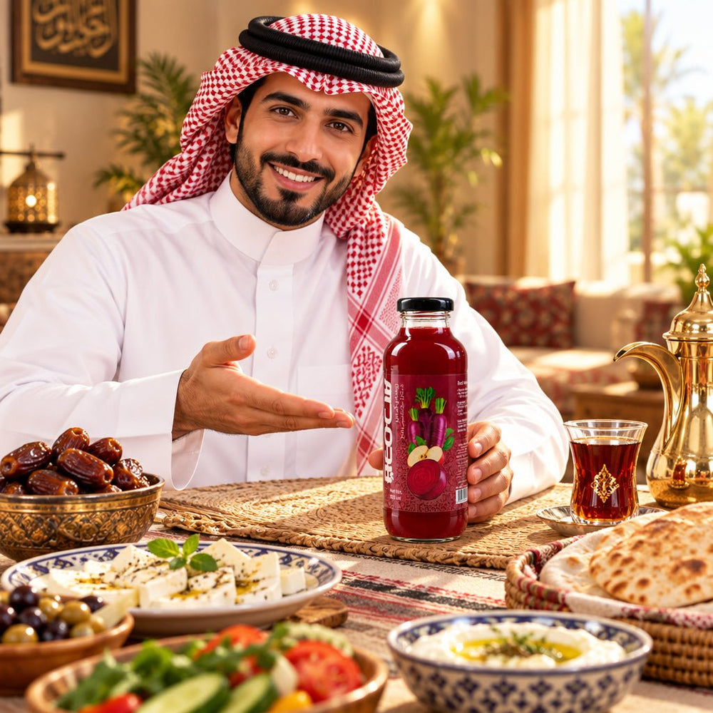 عصير سانتي كوكتيل الشمندر والجزر البنفسجي والتفاح بدون سكر مضاف الطبيعي 100% 300 مل - آنية المنزل الراقي