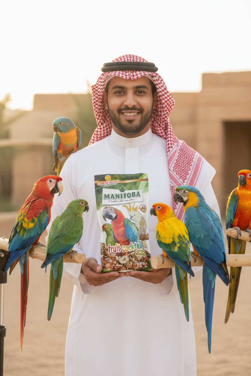 مانيتوبا كوكتيل الفواكه للببغاوات 700 جم
