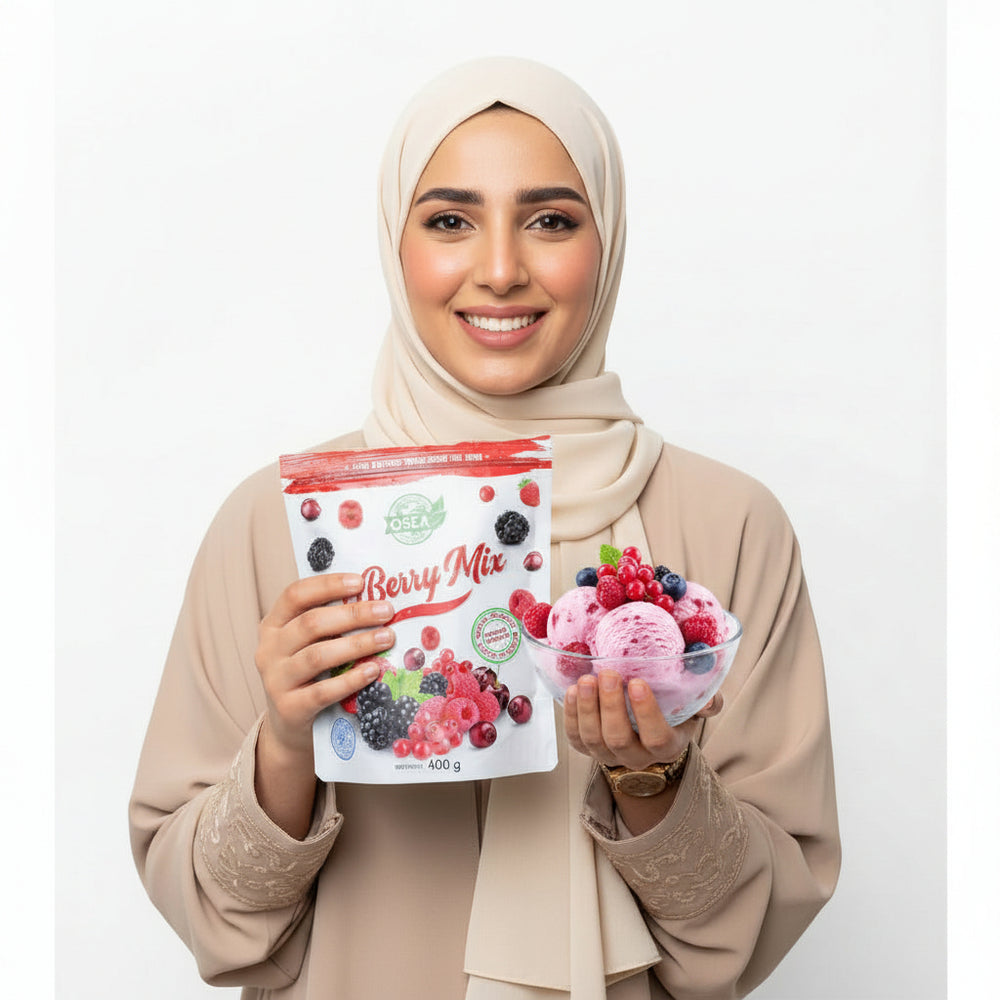 أوسيا خليط 5 أنواع من التوت المجمد 400 غرام - آنية المنزل الراقي