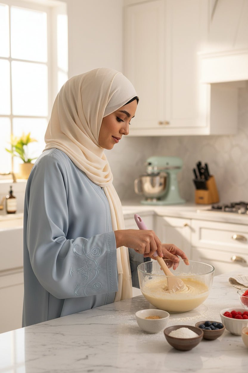 ملعقة تقليب خشبية بمقبض سيليكون  36 سم
