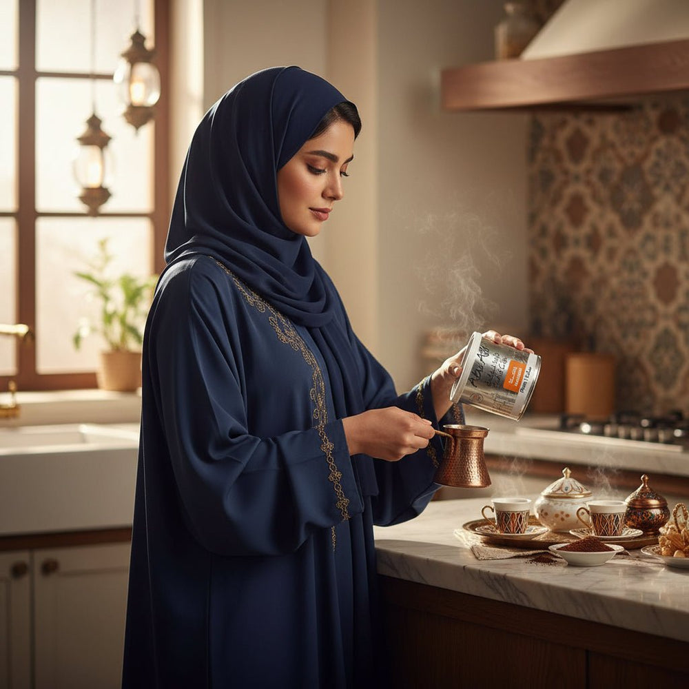 قهوة أبو عوف التركية السادة تحميص وسط 250 جرام