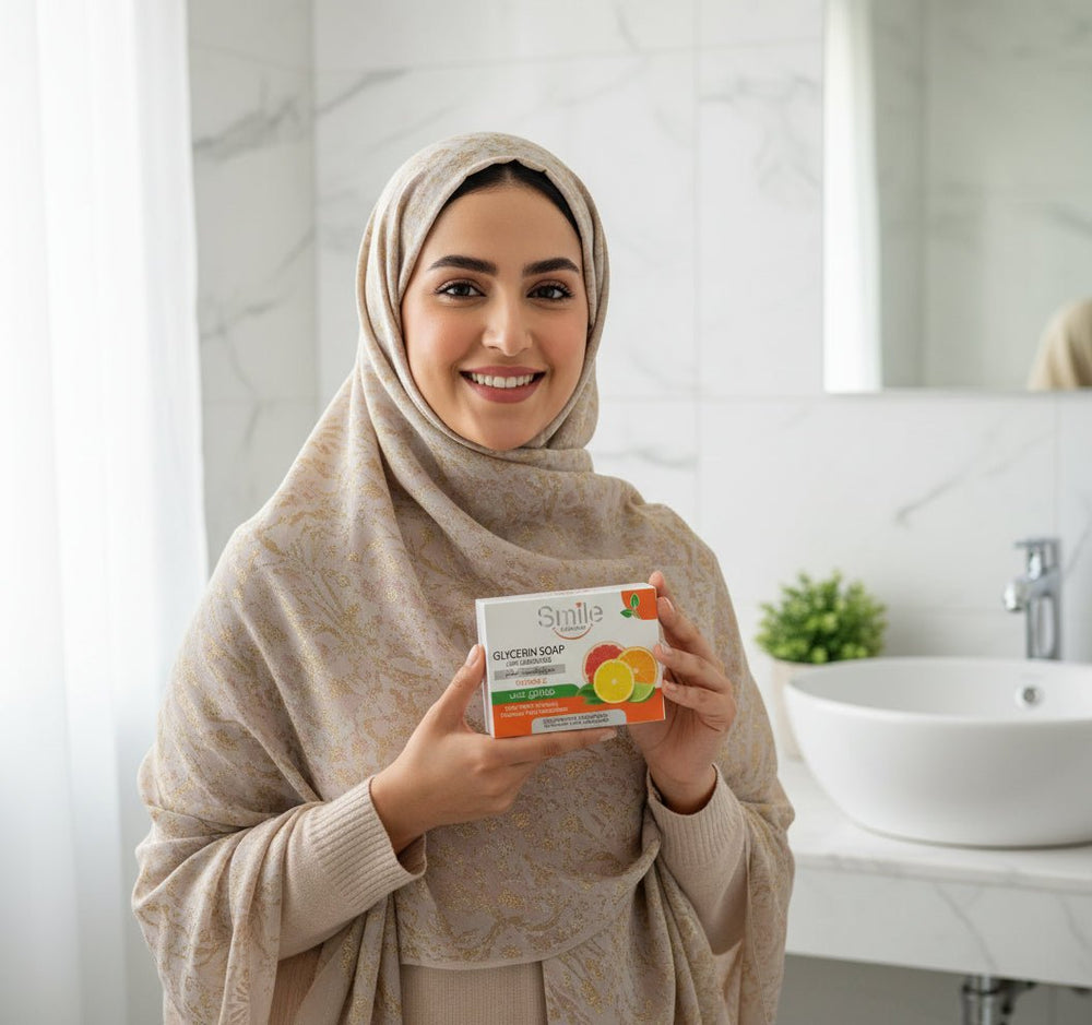 سمايل صابون الجلسيرين المفتح بفيتامين سي 100 جم