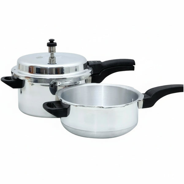 قدر ضغط ألومنيوم  5 لتر — قدر طهي سريع وآمن لعائلة مثالية