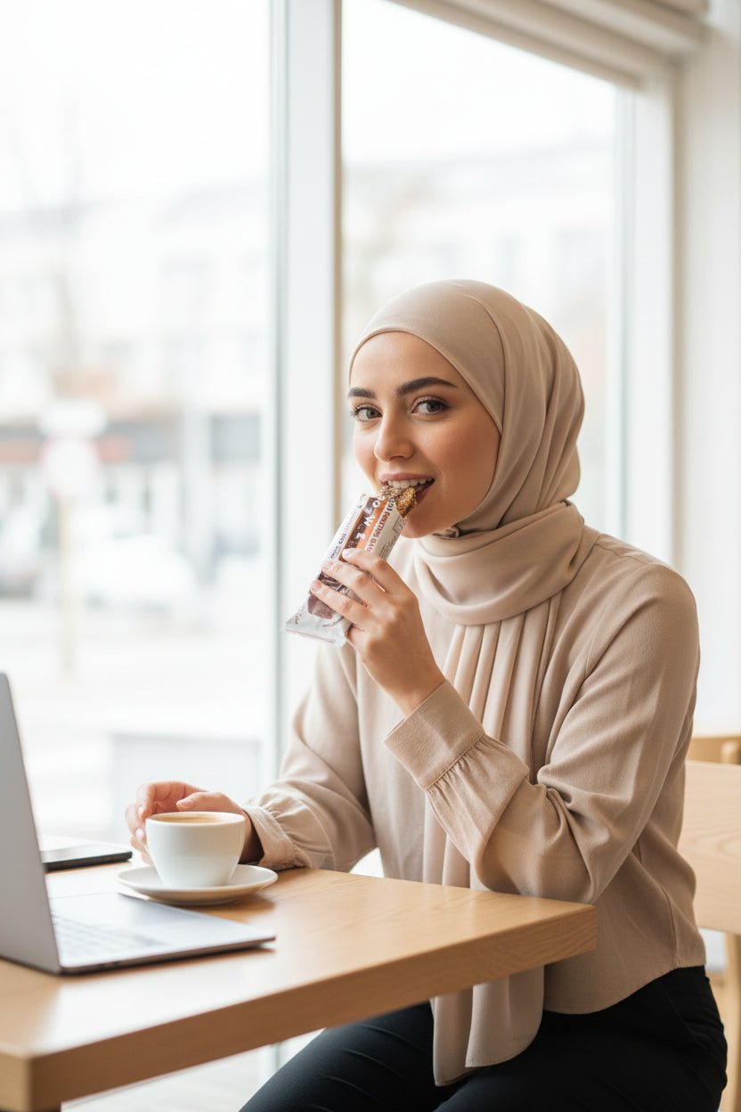 بار بروتين باور تيك كرانش 33% 65 جرام بنكهة كريمة الكاكاو بدون سكر - آنية المنزل الراقي