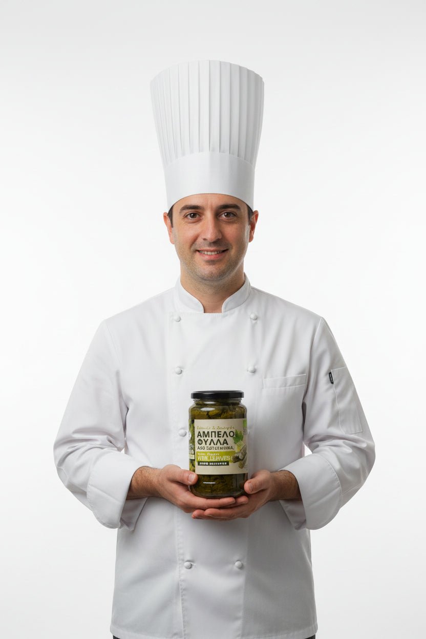 ورق عنب يوناني عضوي صنف سلطانينا 420 جم Greek Organic Vine Leaves