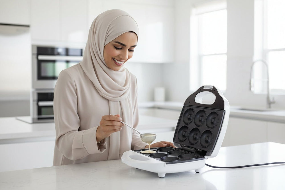 صانعة الدونات هوم ماستر 6 قطع  750 واط