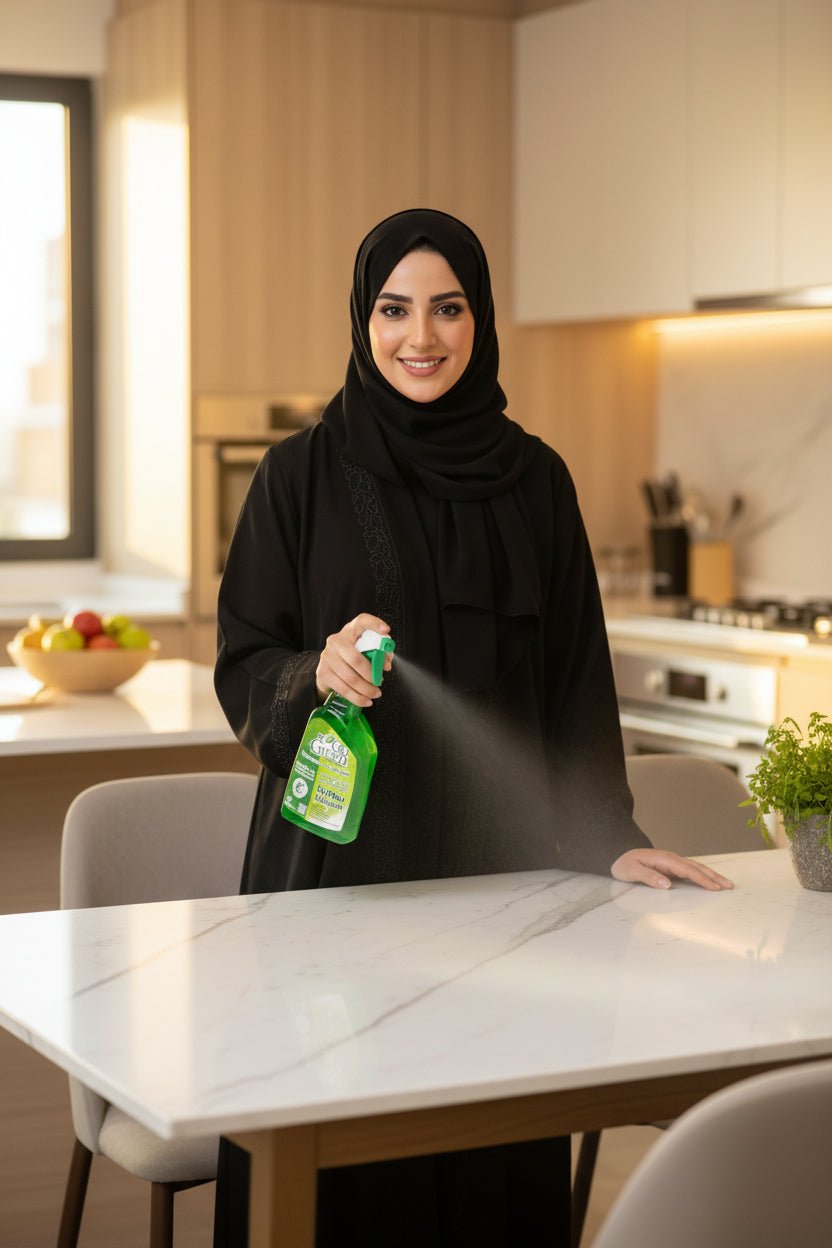 بخاخ مطهر ومعقم الأسطح جو جرين 750 مل - آنية المنزل الراقي