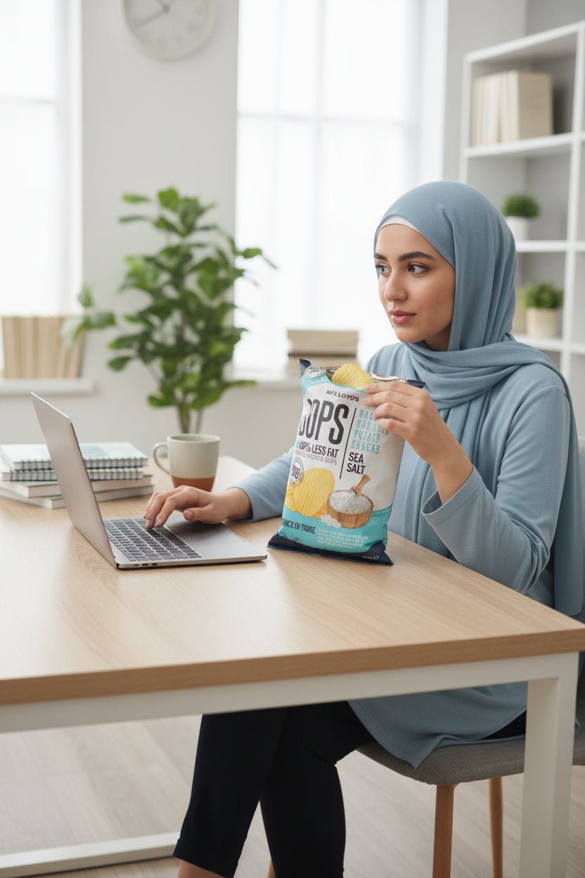 رقائق البطاطس العضوية المخبوزة بملح البحر ماكلويدز 85 جرام BOPS